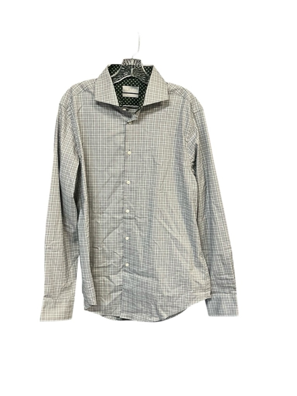 Ted Baker Shirt Mens 16 1/2  34/35 L Slim Fit four Season Performance Button up
